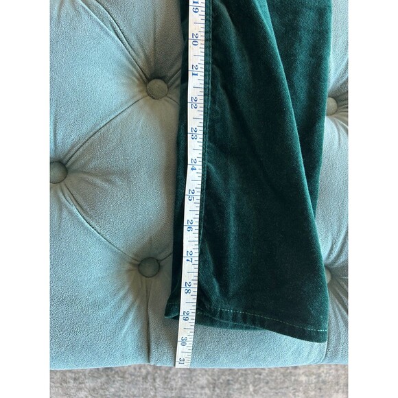 Loft Green Velvet Skinny Corduroy Pants Womens Size 28 (6) - Picture 10 of 11
